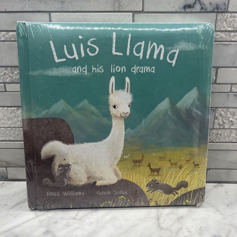 Jellycat Luis Llama & His Lion Drama Ross Williams Gavin Scott Board Children’s